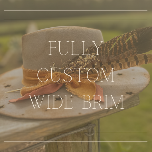 Custom Wide Brim